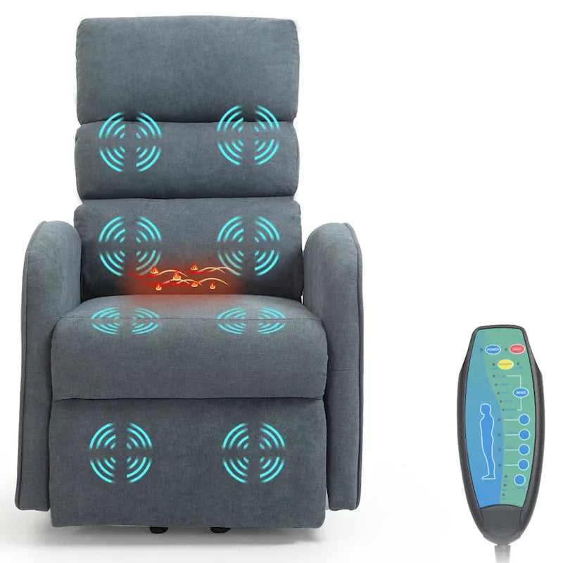 Modern Power Lift Massage Chair Electric Recliner with Heat