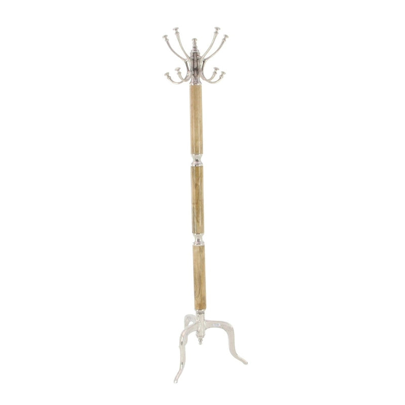Aluminum Metal Coat Rack in Silver or Gold