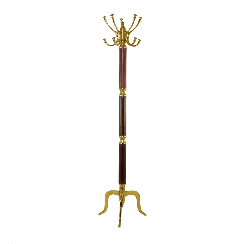 Aluminum Metal Coat Rack in Silver or Gold