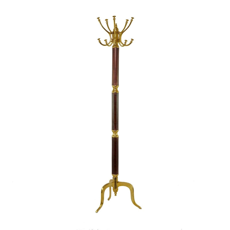 Aluminum Metal Coat Rack in Silver or Gold