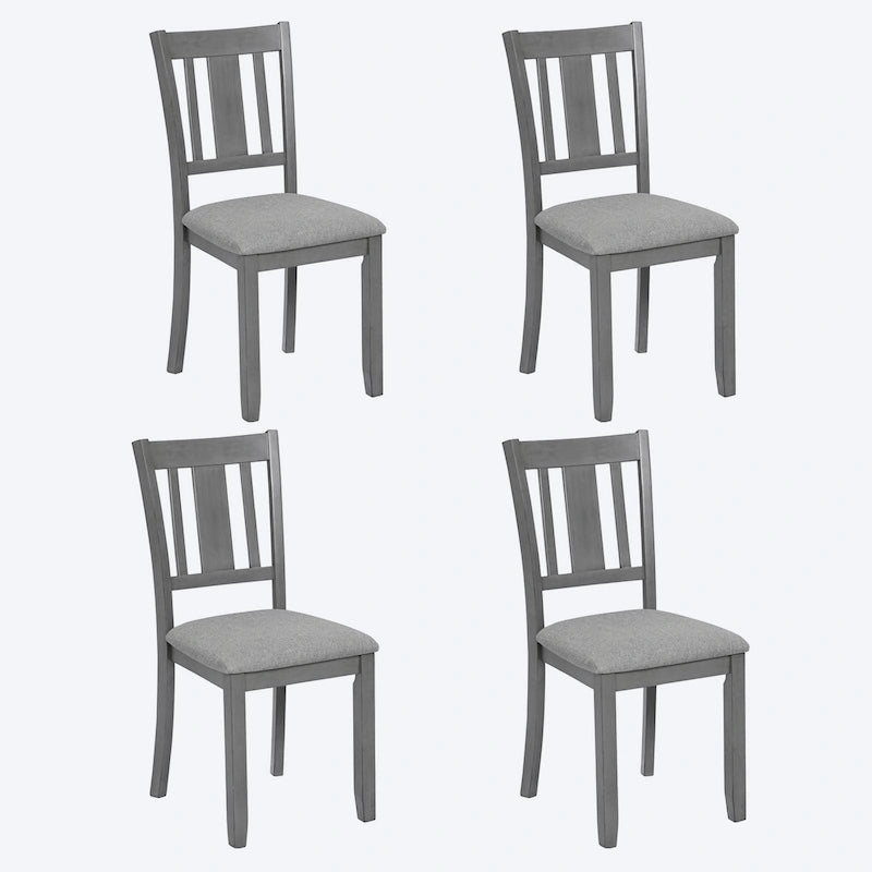 Set of 4 Counter Height Dining Chairs with Padded Seats