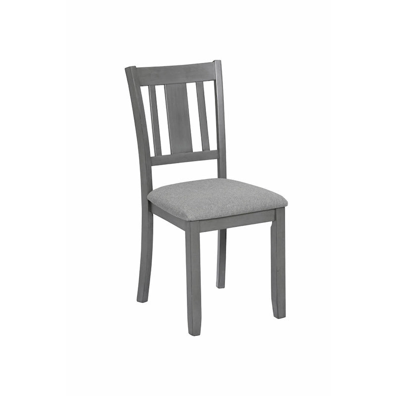 Set of 4 Counter Height Dining Chairs with Padded Seats